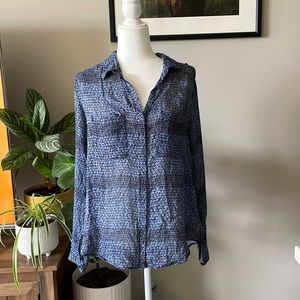 Anthropologie Floral Top